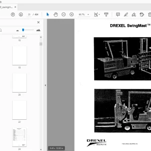 Drexel SwingMast Service & Parts Manual 15018-10 - PDF DOWNLOAD
