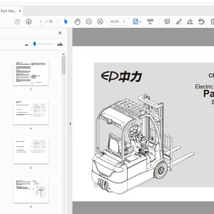 EP CPD13/15/16/18/20TV CPD18/20TV-C Parts Manual - PDF