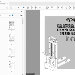 EP ES12-12MM/ES12-25MM ES12-12ES/ES12-25DM Parts Manual - PDF