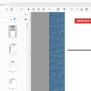 EP Forklift Yanmar Engine 4TNE92 4TNE94L 4TNE98 Service Manual - PDF