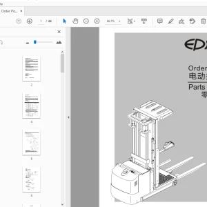 EP JX2-4 Order Picker Parts Manual - PDF DOWNLOAD
