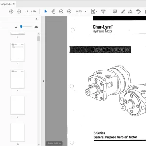 Eaton S Series General Purpose Geroler Motor Repair Manual - PDF