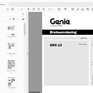 Genie GRC-12 Bruksanvisning 133574SW - PDF DOWNLOAD