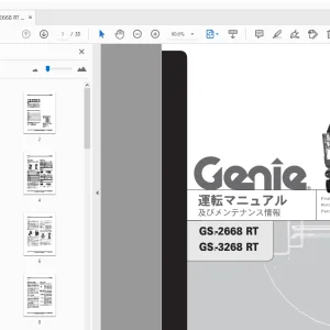 Genie GS-2668 RT GS-3268 RT 運転マニュアル 及びメンテナンス情報 48735JA - PDF