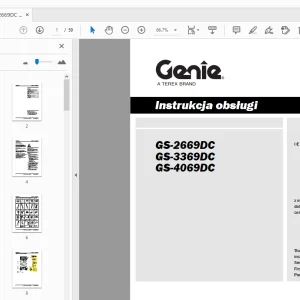 Genie GS-2669DC GS-3369DC GS-4069DC Instrukcja obsługi - PDF DOWNLOAD