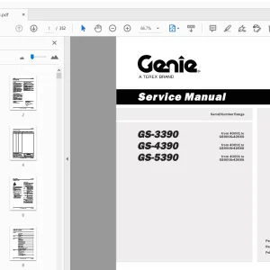 Genie GS-3390 GS-4390 GS-5390 Service Manual 72863 - PDF DOWNLOAD