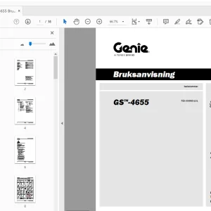 Genie GS-4655 Bruksanvisning 1294976SW - PDF DOWNLOAD