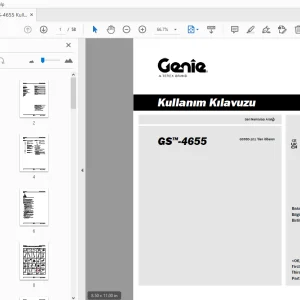 Genie GS-4655 Kullanım Kılavuzu 1294976TR - PDF DOWNLOAD