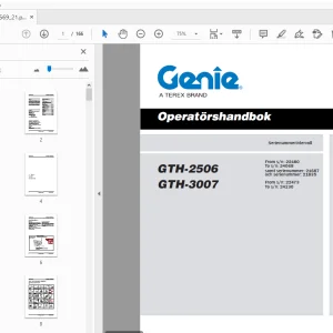 Genie GTH-2506 GTH-3007 Operatörshandbok 57.0009.0569_21 - PDF