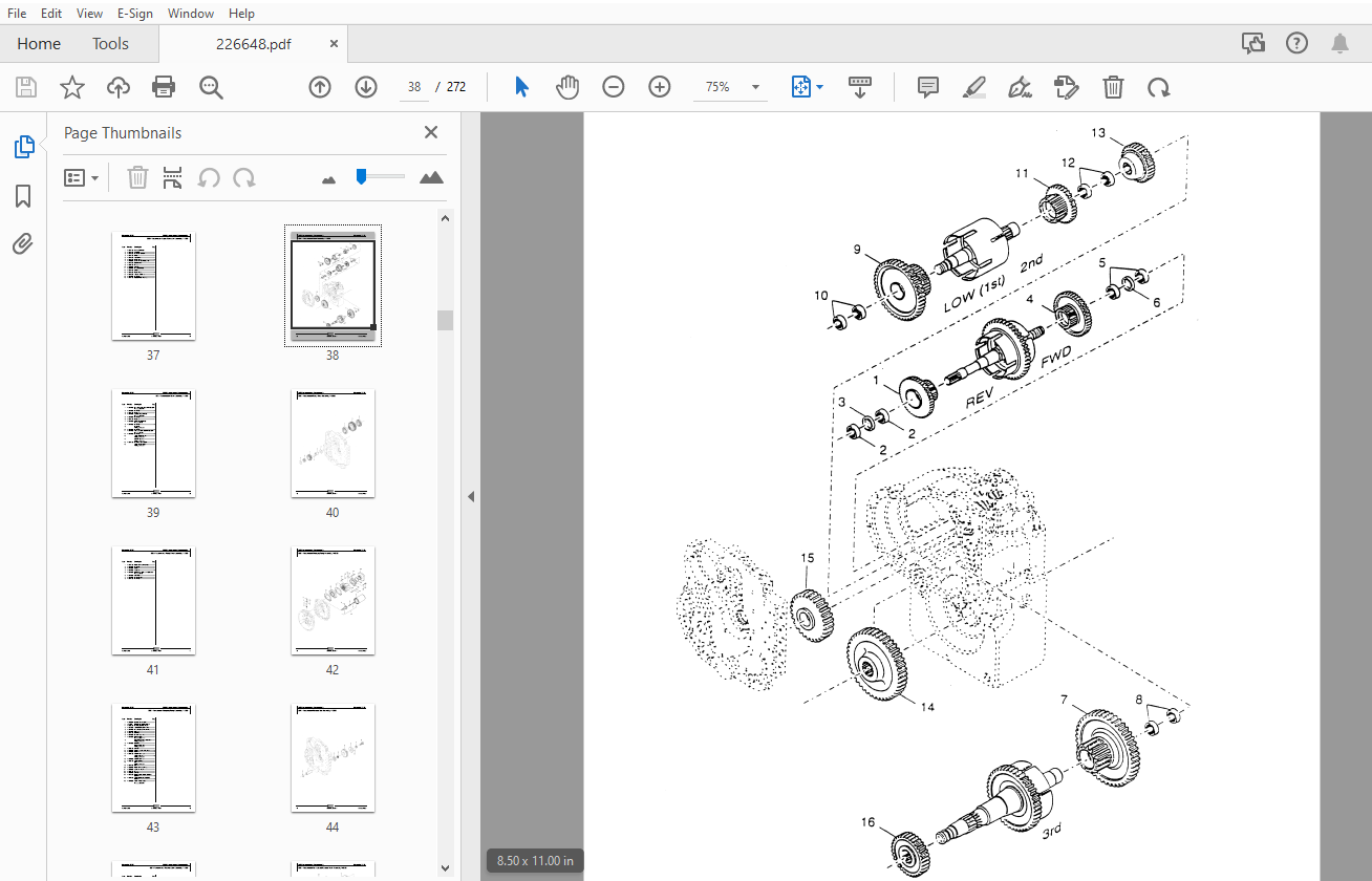 Genie GTH-644 GTH-844 Parts Manual 226648 - PDF DOWNLOAD - HeyDownloads ...