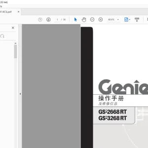 Genie Lift GS-2668 RT GS-3268 操作手册 82414 - PDF DOWNLOAD