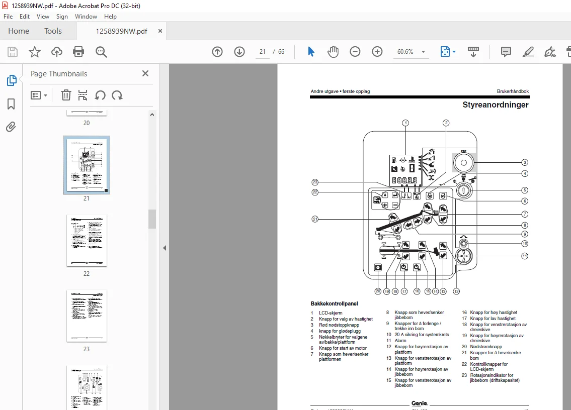 Genie Lift SX-180 Brukerhåndbok 1258939 - PDF DOWNLOAD - Image 2