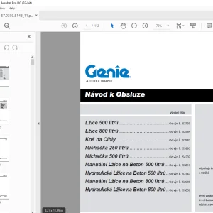 Genie Lzice 500 Litru Lzice 800 Litru Navod k Obsluze PDF Download