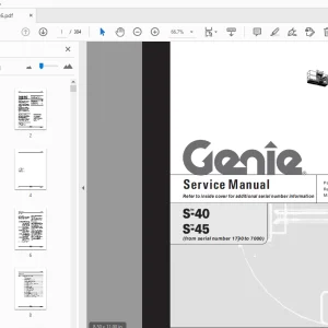 Genie S-40 S-45 Service Manual 72136 - PDF DOWNLOAD