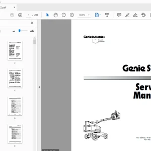 Genie S-40 Service Manual 32222 - PDF DOWNLOAD