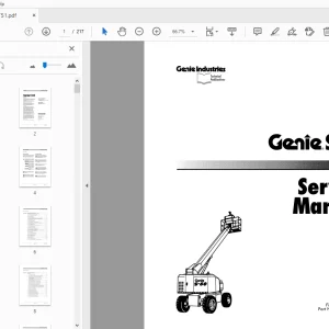 Genie S-60 Service Manual 29751 - PDF DOWNLOAD