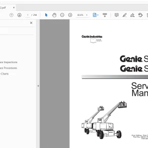 Genie S-80 S-85 Service Manual 34032 - PDF DOWNLOAD