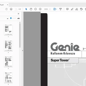 Genie Super Tower Kullanım Kılavuzu 32950TR - PDF DOWNLOAD