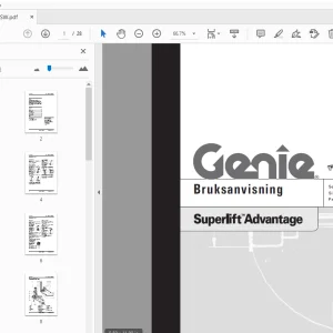 Genie Superlift Advantage Bruksanvisning 33499SW - PDF DOWNLOAD