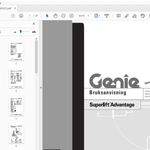 Genie Superlift  Advantage Bruksanvisning 97550SW - PDF DOWNLOAD