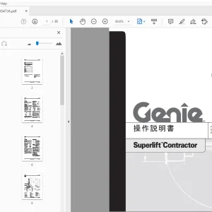 Genie Superlift Contractor 操作説明書 33547JA - PDF DOWNLOAD