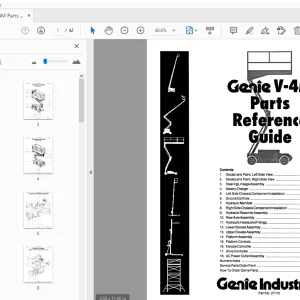 Genie V-4M Parts Reference guide Manual 27170 - PDF DOWNLOAD