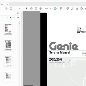 Genie Z-30/20N Service Manual 35532 - PDF DOWNLOAD