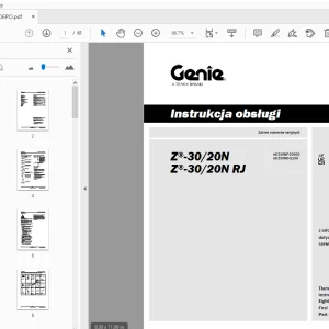 Genie Z-30/20N Z-30/20N RJ Instrukcja obsługi 1319006PO - PDF DOWNLOAD