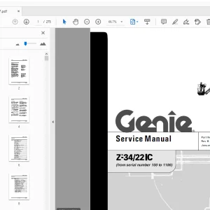Genie Z-34/22 IC Service Manual 43037 - PDF DOWNLOAD