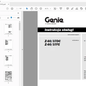 Genie Z-60/37DC Z-60/37FE Instrukcja obsługi 1270491PO - PDF DOWNLOAD