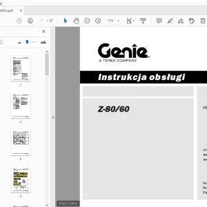 Genie Z-80/60 Instrukcja obsługi 133094PO - PDF DOWNLOAD