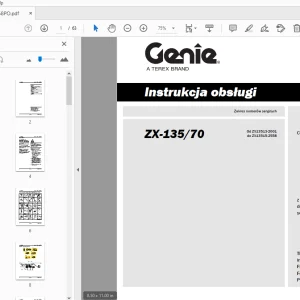 Genie ZX-135/70 Instrukcja obsługi 160568PO - PDF DOWNLOAD