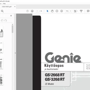 Genie lift GS-2668 RT GS-3268 RT Käyttöopas - PDF DOWNLOAD