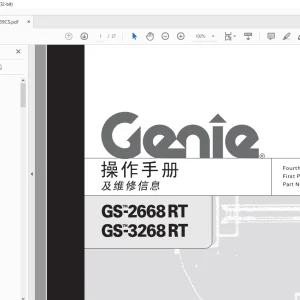 Genie lift GS-2668 RT GS-3268 操作手册 1000189 - PDF DOWNLOAD