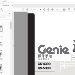 Genie lift GS-4390 GS-5390 操作手册 62747 - PDF DOWNLOAD
