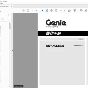 Genie lift GS™-1330m 操作手册 - PDF DOWNLOAD