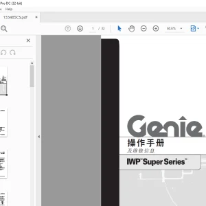 Genie lift IWP™Super Series 操作手册 133485 - PDF DOWNLOAD