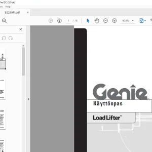 Genie lift LoadLifter Käyttöopas 82299 - PDF DOWNLOAD