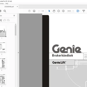Genielift Brukerhåndbok 35566 - PFD DOWNLOAD
