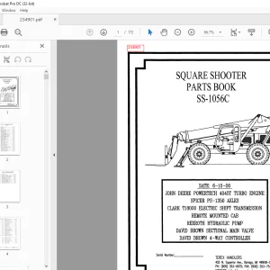 Genielift SS-1056C SQUARE SHOOTER PARTS BOOK Manual  - PDF DOWNLOAD