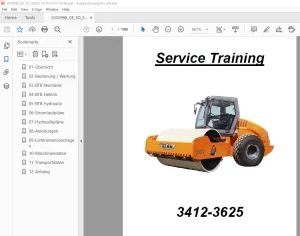 Hamm 3412-3625 Roller Service Training Manual - PDF DOWNLOAD