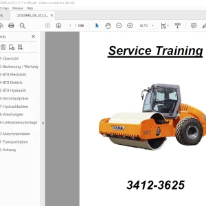 Hamm 3412-3625 Roller Service Training Manual - PDF DOWNLOAD