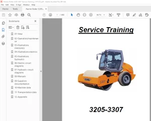 Hamm Roller 3205-3307 Service Training Manual - PDF DOWNLOAD