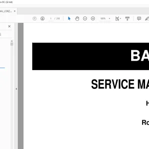 Hesston EU Hay Equipment 745 ROUND BALER SERVICE MANUAL