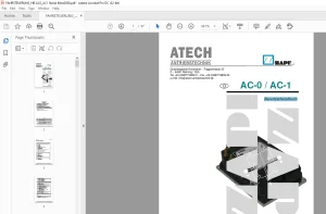 Hubtex Forklift AC-0 AC-1 Benutzerhandbuch  - PDF DOWNLOAD (German)