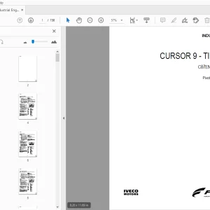 Iveco Industrial Engine Cursor 9 Tier 3 Parts Manual - PDF DOWNLOAD