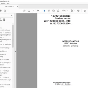 John Deere 1270D Skordare INSTRUKTIONSBOK OMF063724 - PDF DOWNLOAD