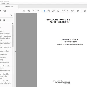 John Deere 1470D Skordare INSTRUKTIONSBOK OMF069330 - PDF DOWNLOAD