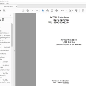 John Deere 1470D Skordare INSTRUKTIONSBOK OMF069337 - PDF DOWNLOAD