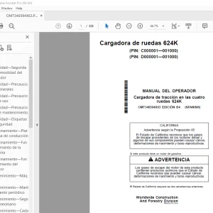 John Deere Cargadora de ruedas 624K MANUAL DEL OPERADOR - PDF DOWNLOAD